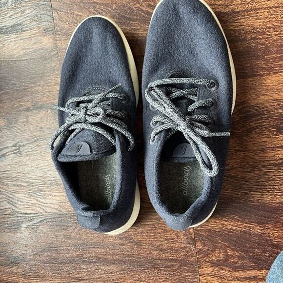 Allbirds Men's Wool Runners Dark Blue Size 8 sneakers eco friendly sustainable s - Picture 5 of 9
